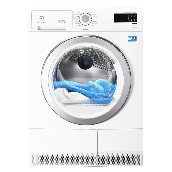 8kg Energy Saver Heat Pump Dryer - EDH3786GDW | Electrolux Singapore